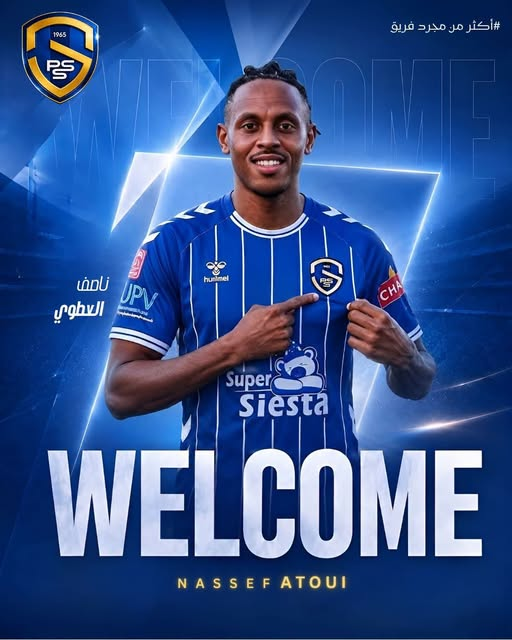 التقدّم الرياضي بساقية الدائر يرحّب بمنتدبه الجديد ناصف العطوي متمنين له كل التوفيق والنجاح في تجربته مع الفريق. 💙⚽️
