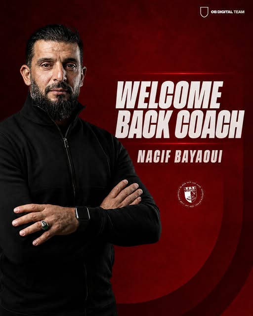 أتمّت الهيئة التسييرية للأولمبي الباجي إجراءات التعاقد مع المدرب ناصيف البيَاوي ، للعودة مجددًا إلى تدريب الفريق ⚪️🔴